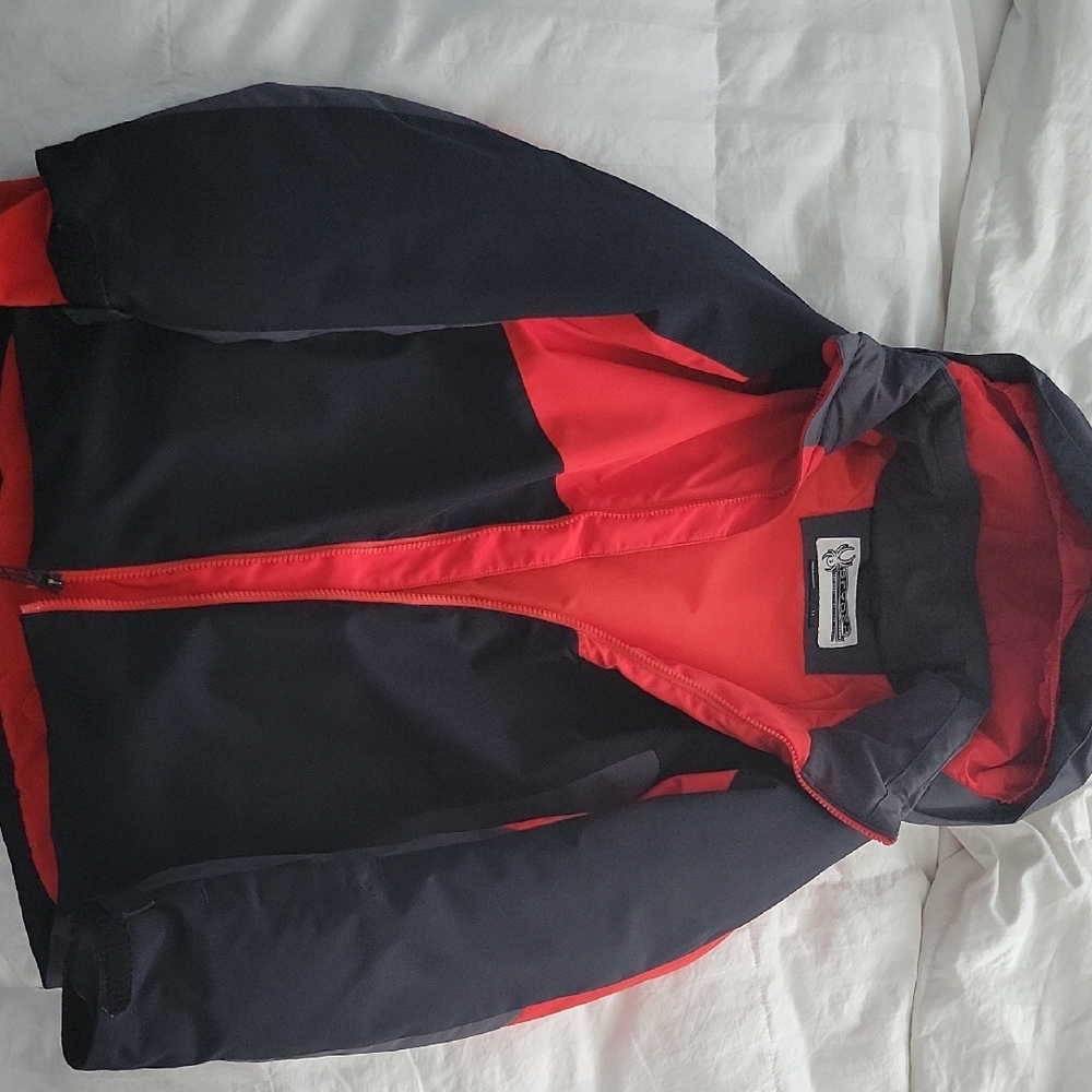 Spyder Kids Red and Black Raincoat